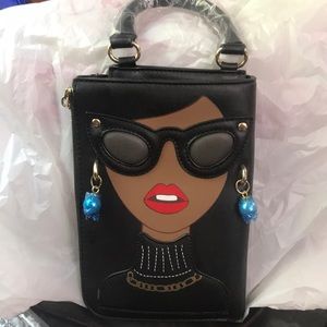 Lady face purse